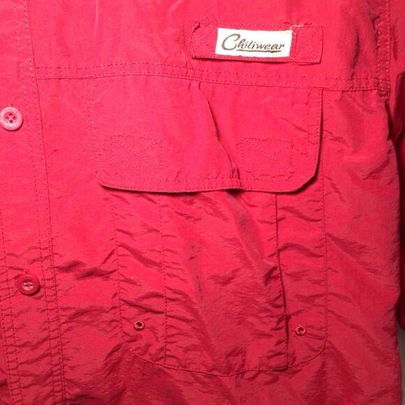 Vintage Arkansas Razorbacks Chiliwear Mens Large Short Sleeve Button Up Shirt - Picture 8 of 16